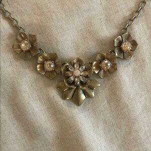 Chloe & Isabel Floral Rose Gold Necklace